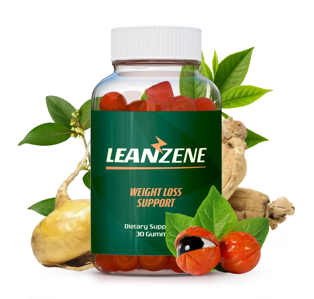 Leanzene official product logo at the top of the sales page.