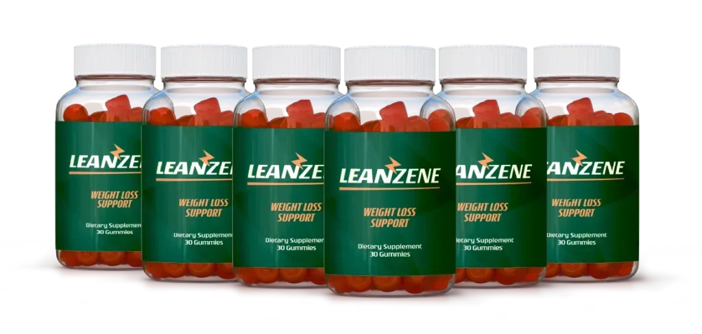 Six bottles of Leanzene supplement, 180-day supply with the best discount and free shipping.