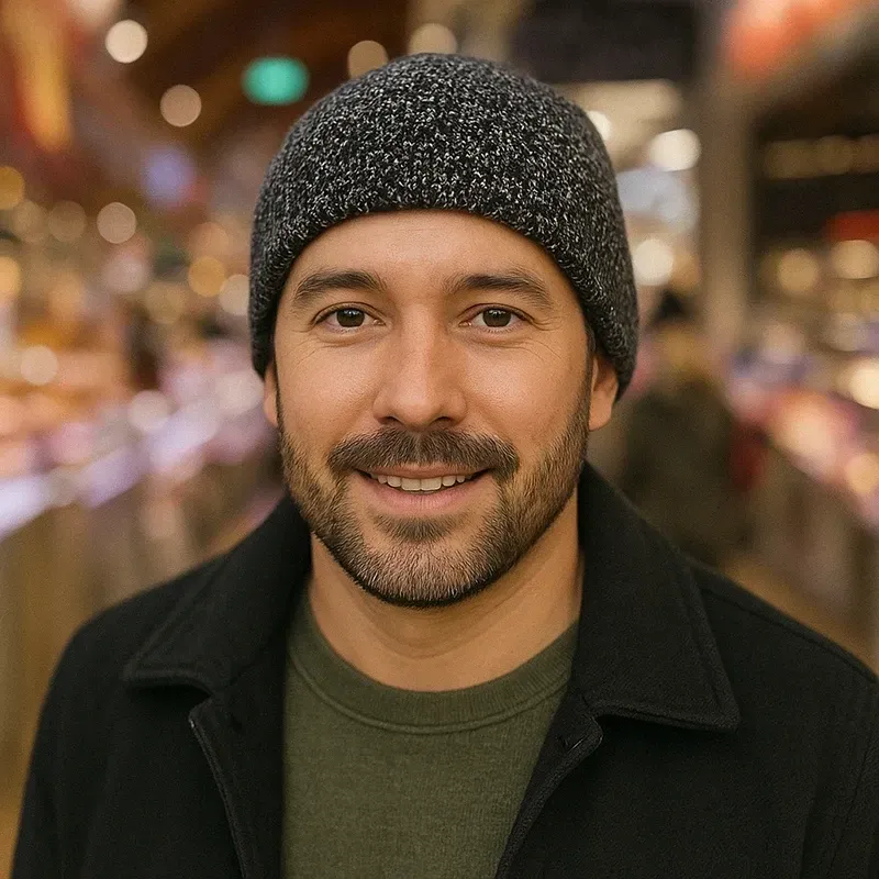 Before and after style testimonial for TrimX featuring Michael Thompson's weight loss success story.